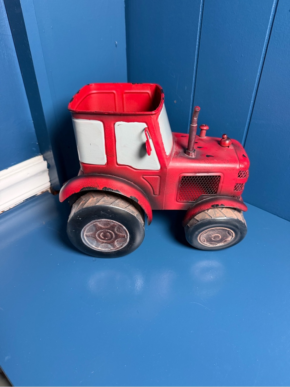 Red Kids Tractor Toy - Durable Play Vehicle